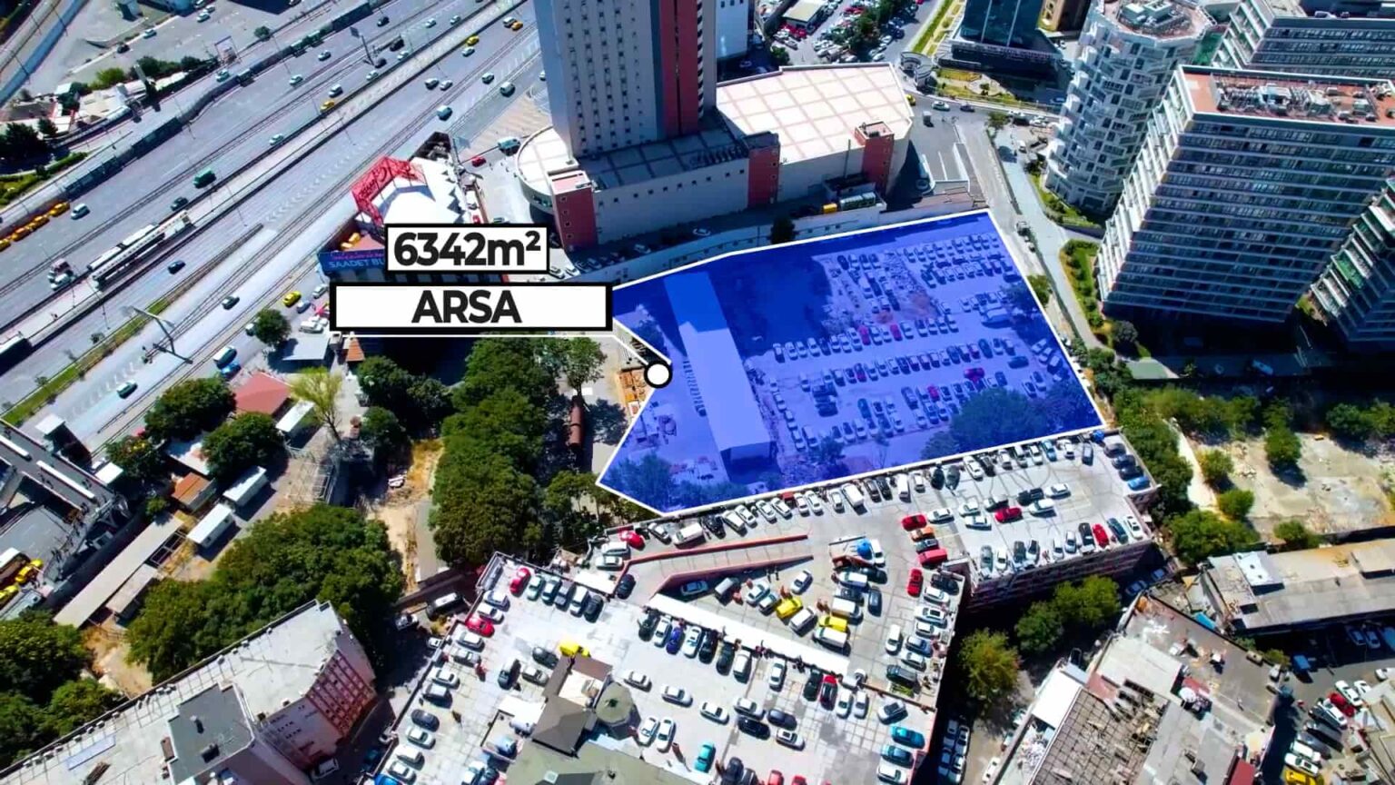 6,342 m² Residential + Commercial Zoned Land on the E-5 in Zeytinburnu — 3