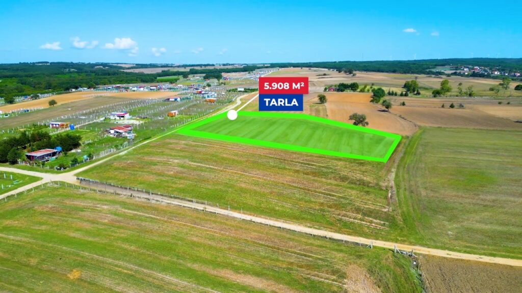 Silivri Beyciler’de Yerleşim Yerlerine Yakın Satılık 5.908 m² Yola Cepheli Tarla