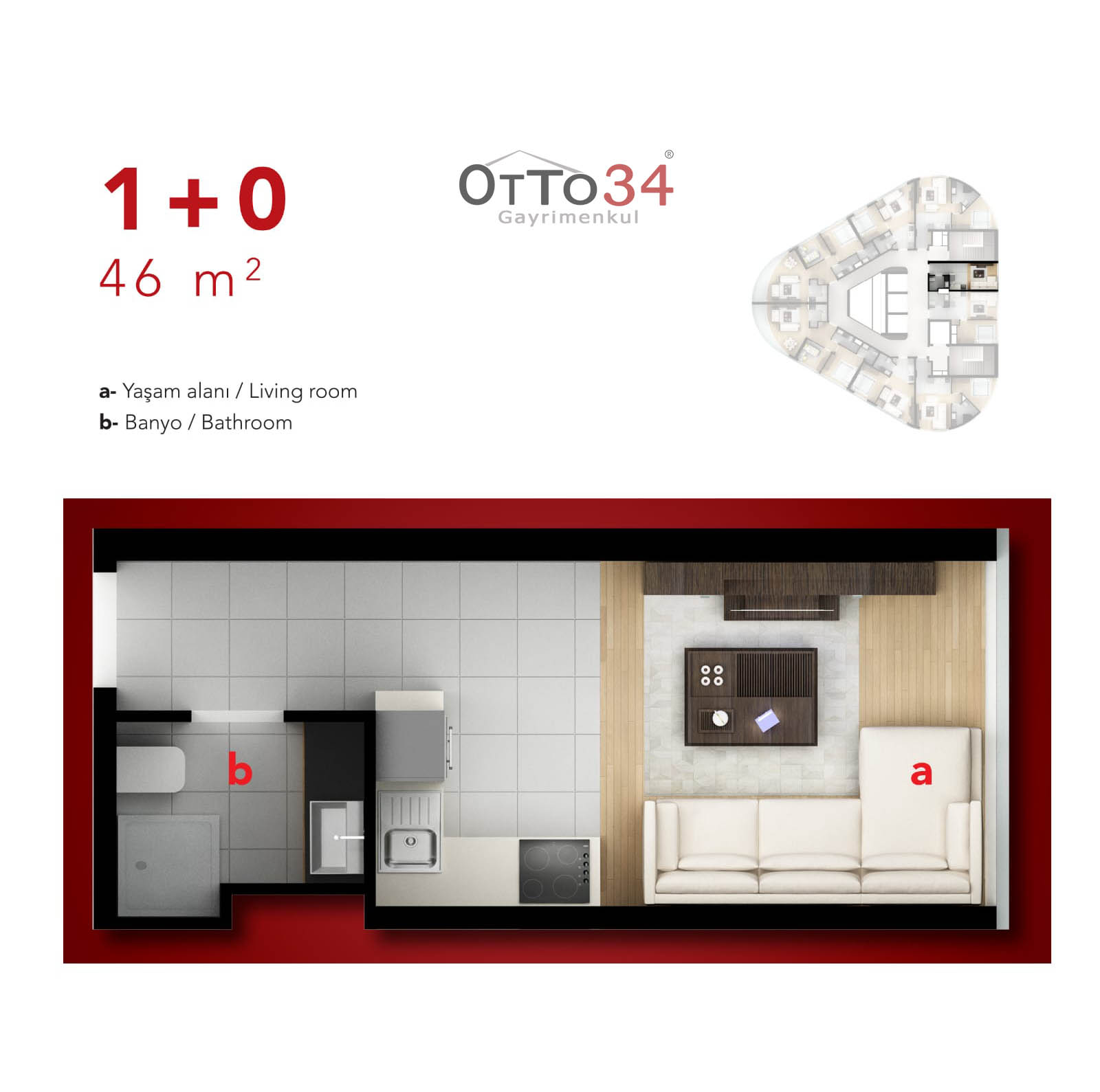 Almina Tower | Residential, Office and Commercial Project – 1+0