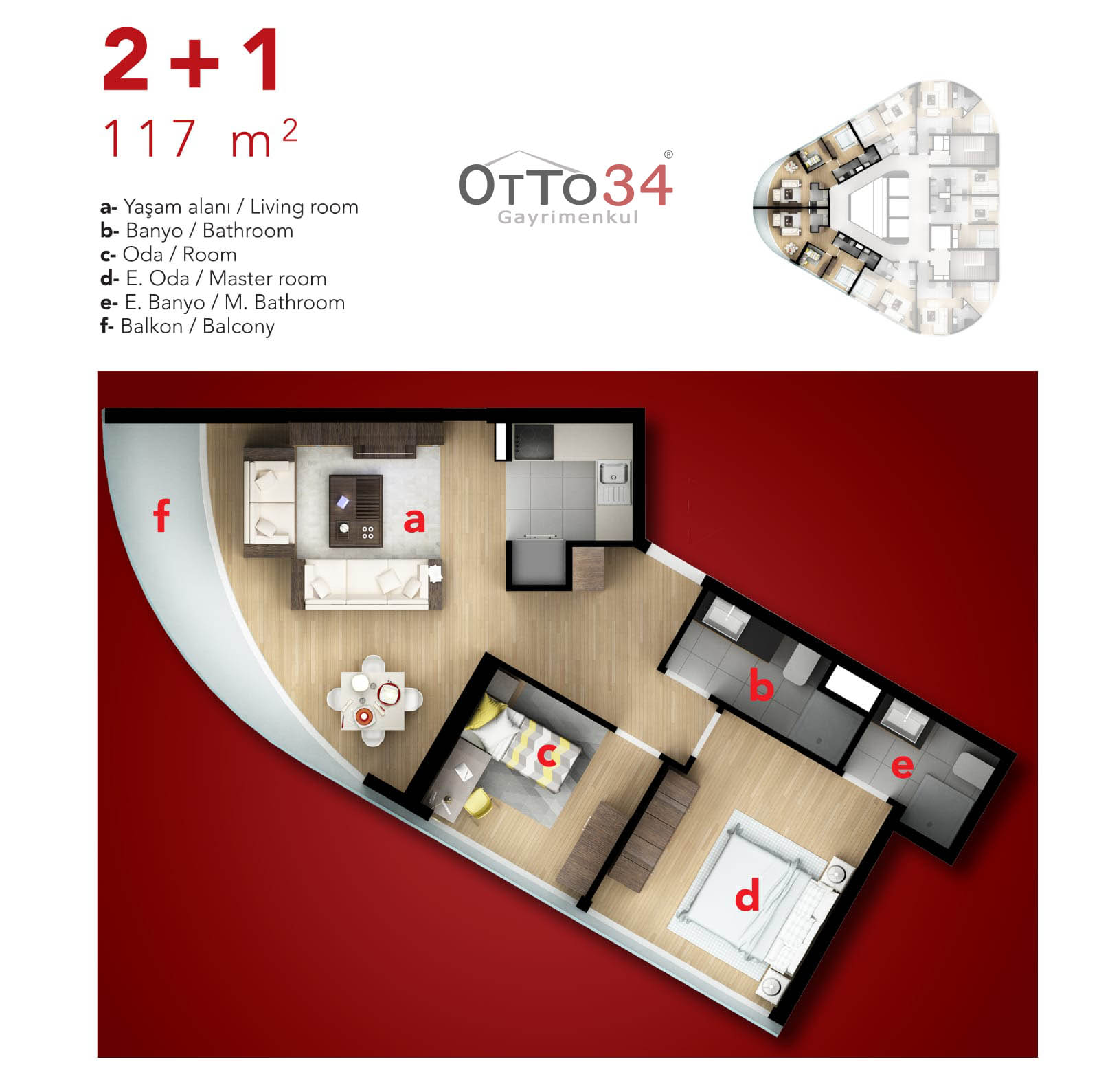 Almina Tower | Residential, Office and Commercial Project – 2+1 