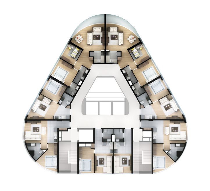 Almina Tower | Residential, Office and Commercial Project – Site Plan