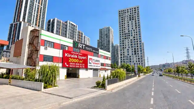 Haramidere Bağlantı Yolunda 2.000 m² Kiralık Fabrika / Depo