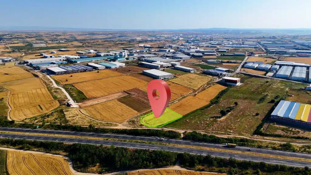 Çerkezköy Veliköy’de TEM Otoyolu Cepheli 5.099 m² Sanayi Arsası